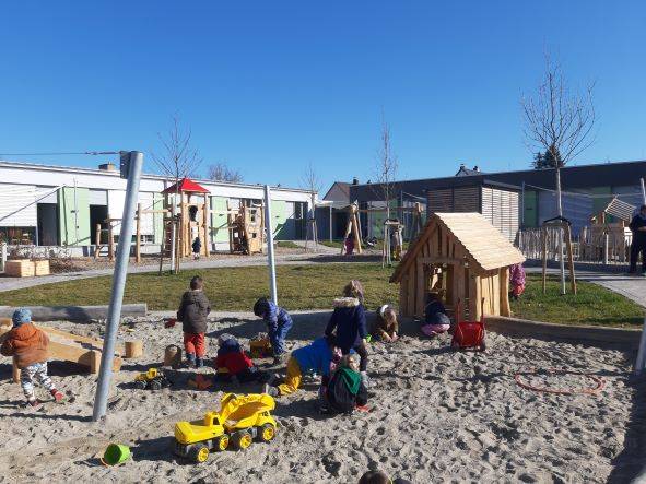 Sandspielplatz Kindergarten Bodersweier