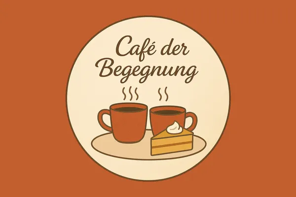 Café der Begegnung mit Kaffee und Kuchen
